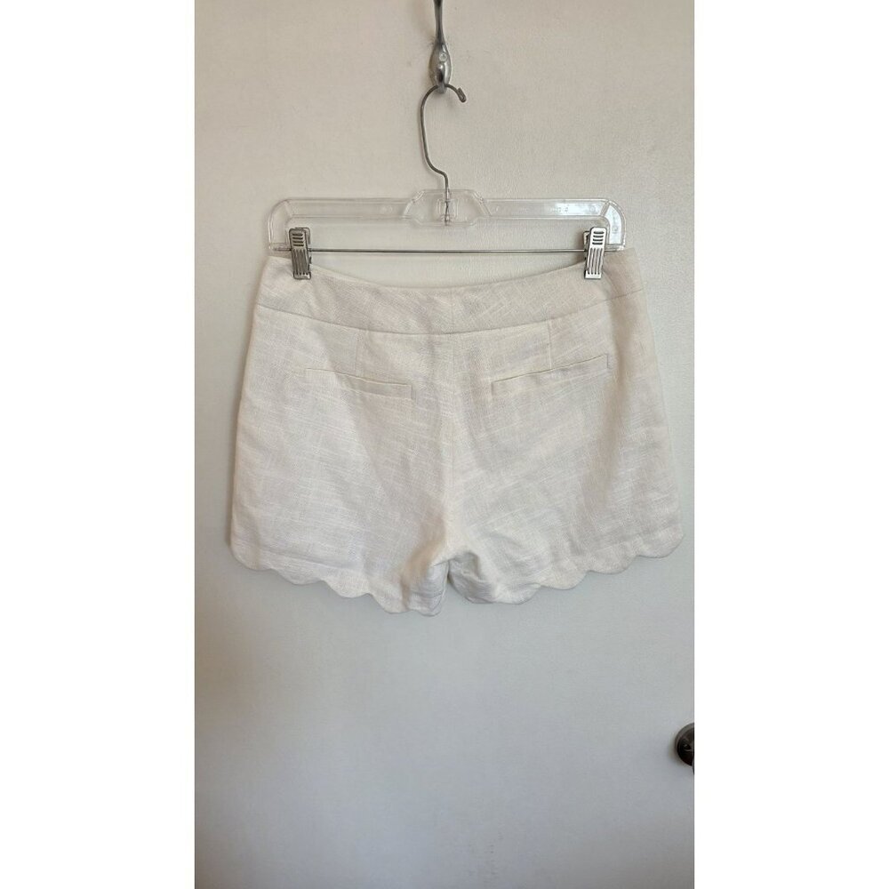 Alice Collection Shorts Linen Blend Scalloped Pockets Angelcore Fairycore NWT - Picture 2 of 10
